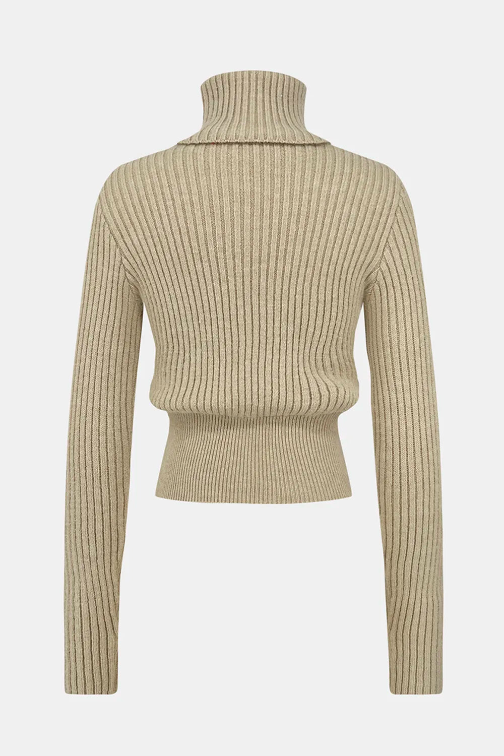 Knitted top women's solid color versatile - Korvel