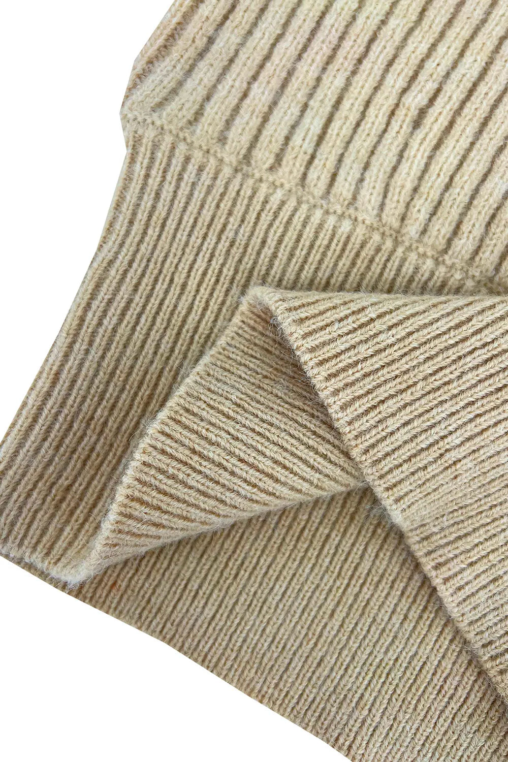 Knitted top women's solid color versatile - Korvel