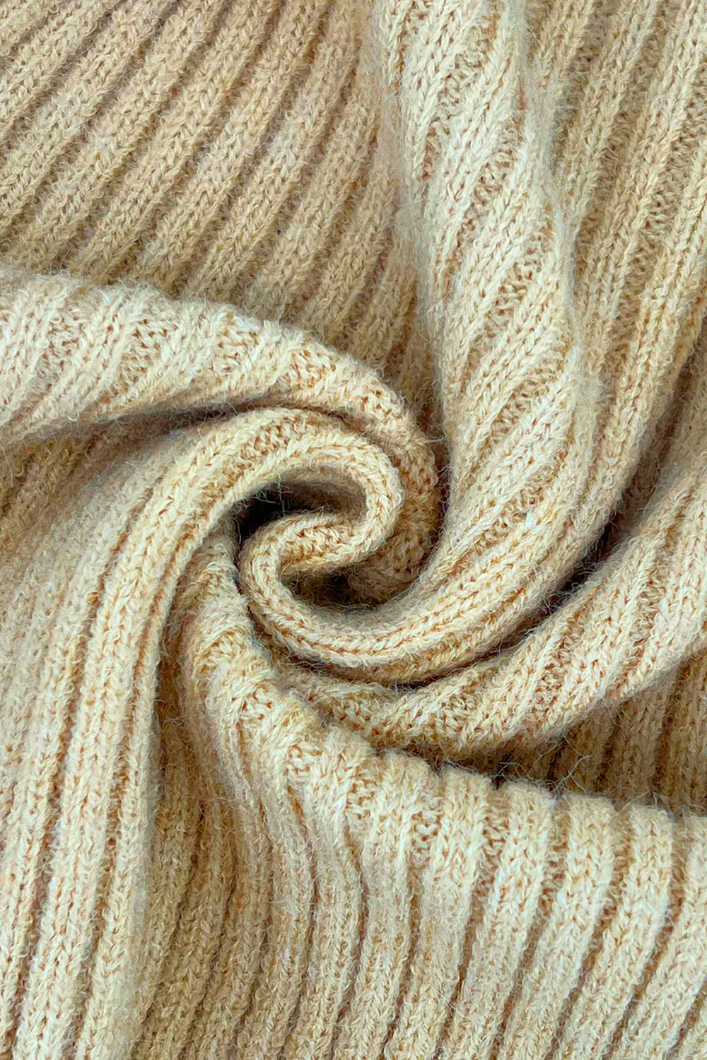 Knitted top women's solid color versatile - Korvel