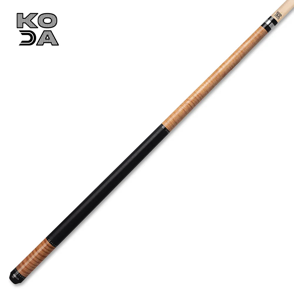 Premium KODA Curly Maple Billiard Cue with Irish Linen Grip