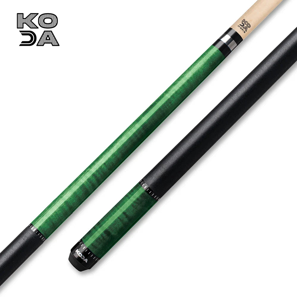 Premium KODA Curly Maple Billiard Cue with Irish Linen Grip