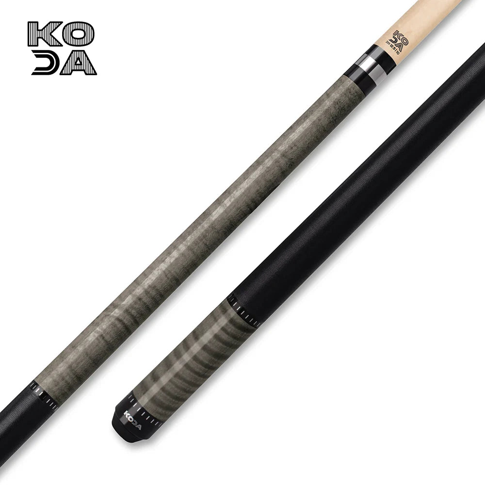 Premium KODA Curly Maple Billiard Cue with Irish Linen Grip