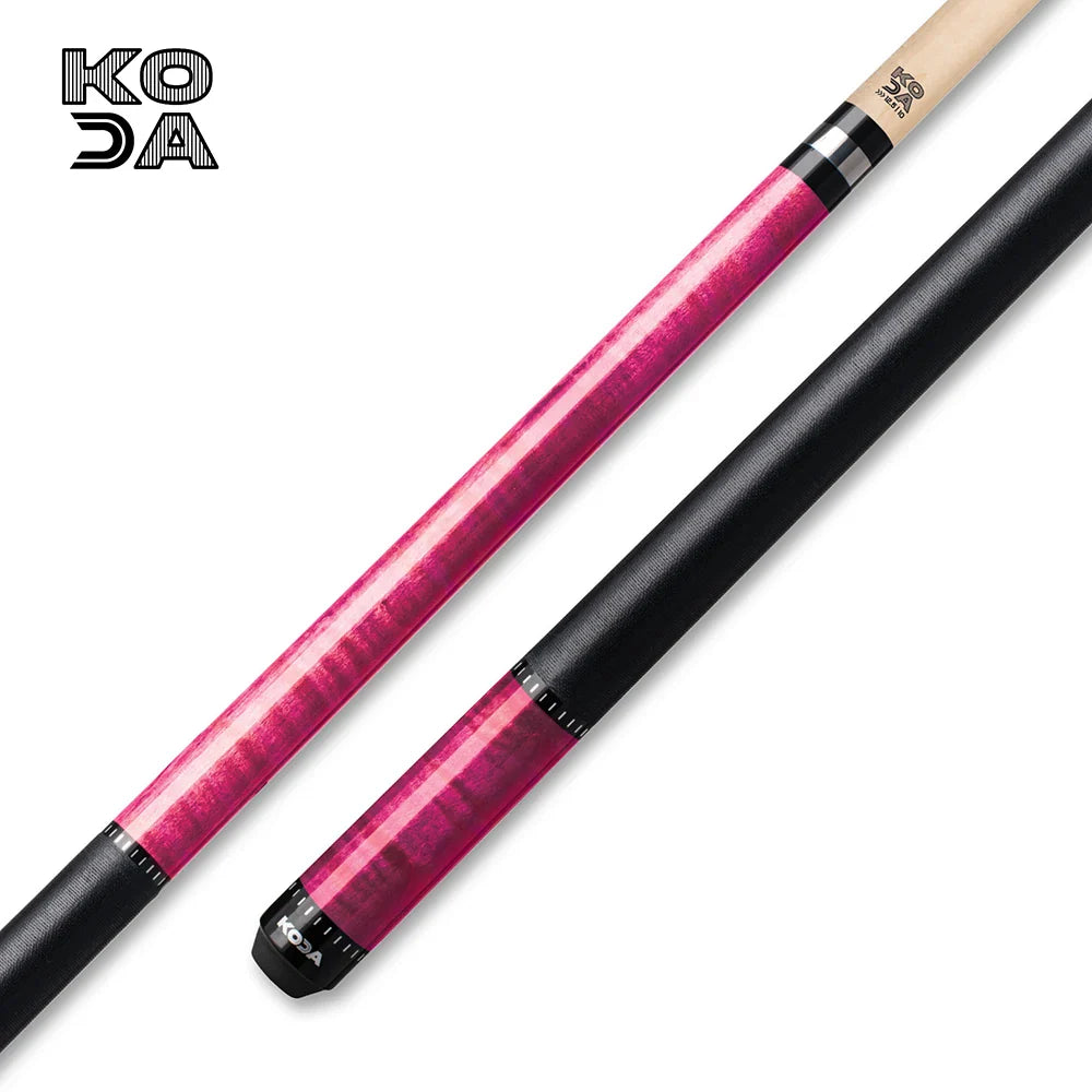 Premium KODA Curly Maple Billiard Cue with Irish Linen Grip