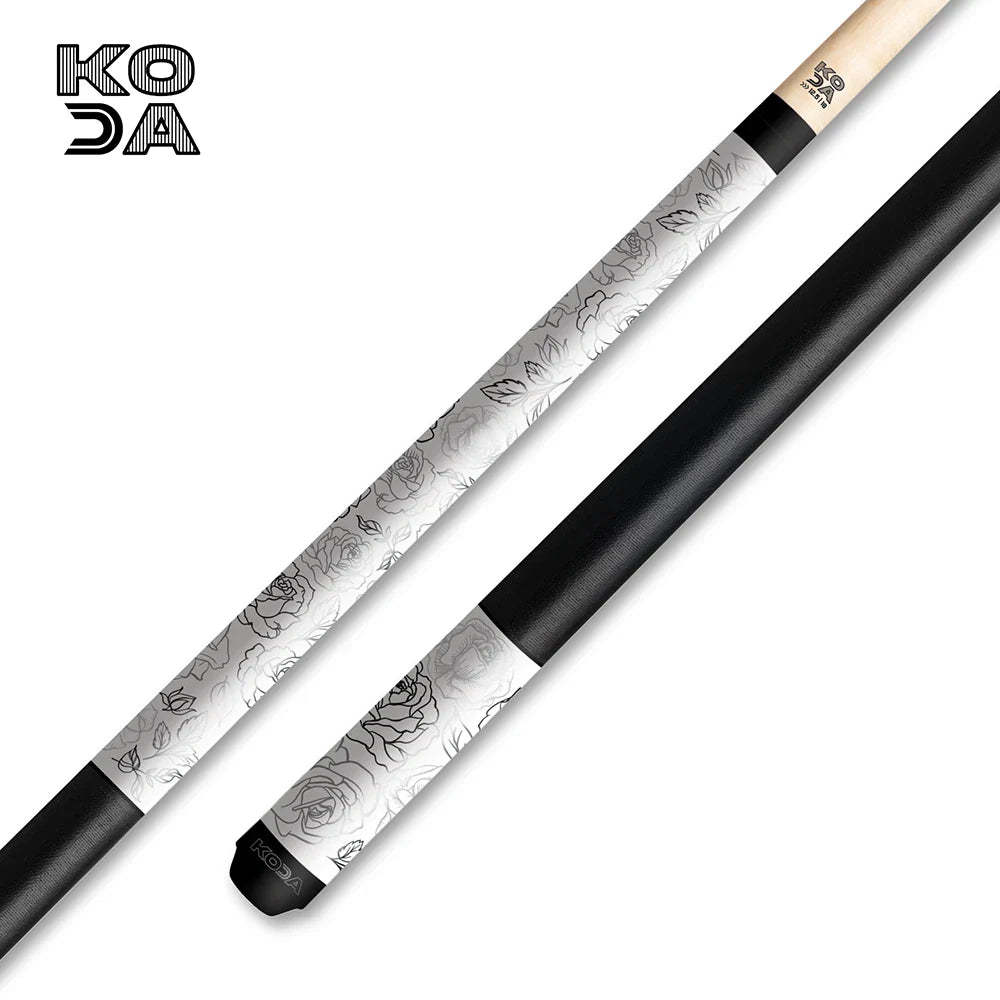 KODA Rose-Embellished Billiard Cue Stick