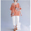 Korean Cotton Hemp Summer Half Sleeve Top - Effortlessly Stylish Comfort
