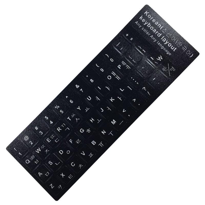 Autocollants de Clavier Coréens pour Ordinateurs Portables et de Bureau