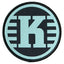 K-Logo - Parche Bordado Kastaplast (Para Coser/Pequeño)