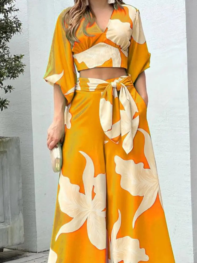 Vestido Elegante de Verano para Mujeres con Botones y Mangas Cortas Fruncidas