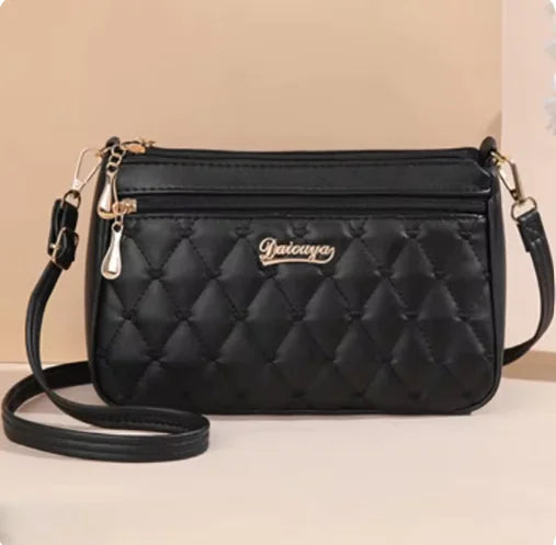 Bolso Cruzado de Cuadro de Diamante Elegante