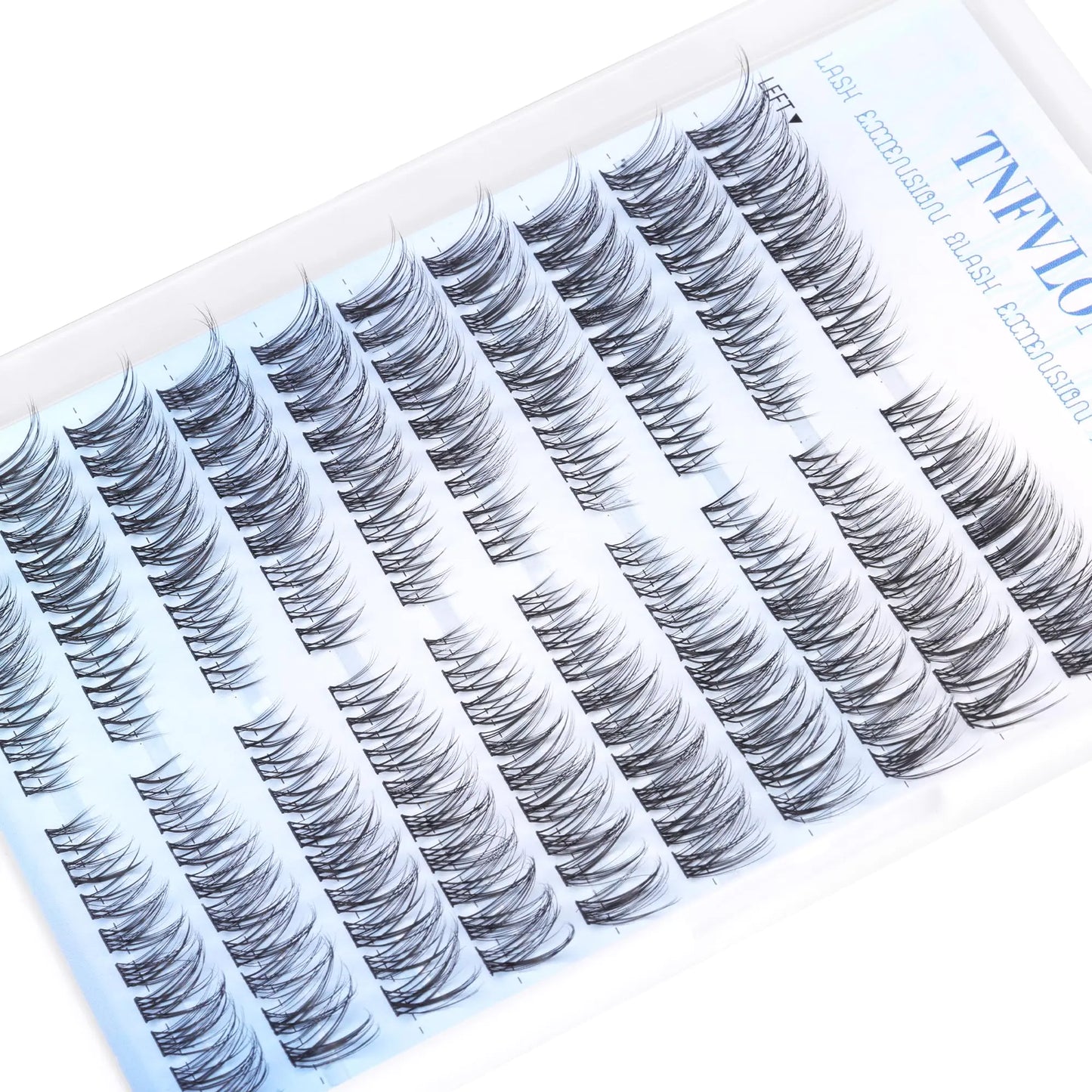 Natural Wispy Cluster Eyelash Extensions by TNFVLONEINS