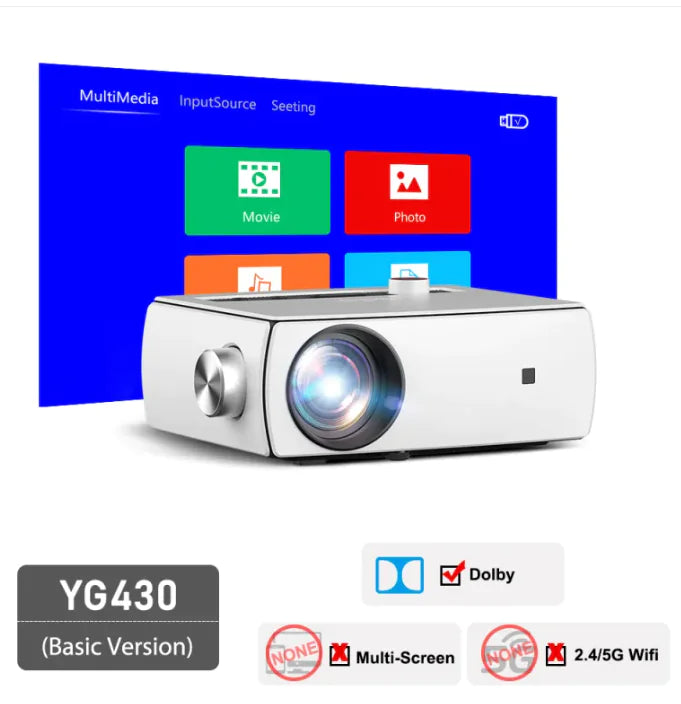 HD Mini Portable Home Projector