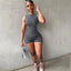 Bodycon Gym Bodysuit para Mujeres