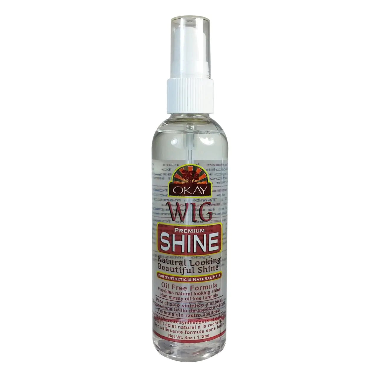 OKAY Huile Brillante Formule Sans Huile - 4oz/118ml