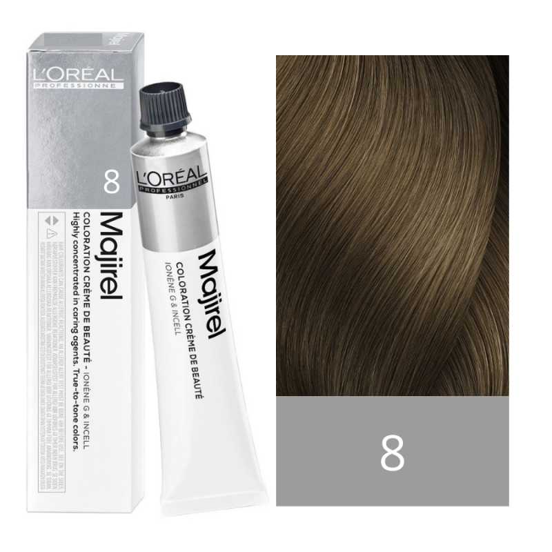 L'Oréal Majirel Couleur de Cheveux Permanente 8 8N Blond Clair 60ml