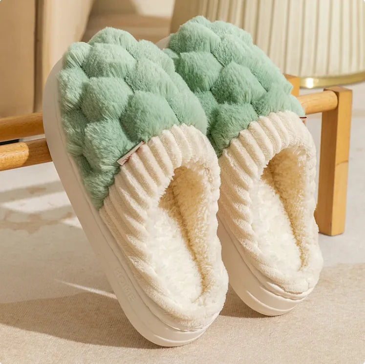 Zapatillas de Invierno de Algodón Acogedor para Mujeres