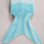 Striped Mermaid Blanket for Cozy Living Spaces