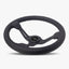 Le Mans Steering Wheel | Premium Black Leather & Anodized Finish - Korvel