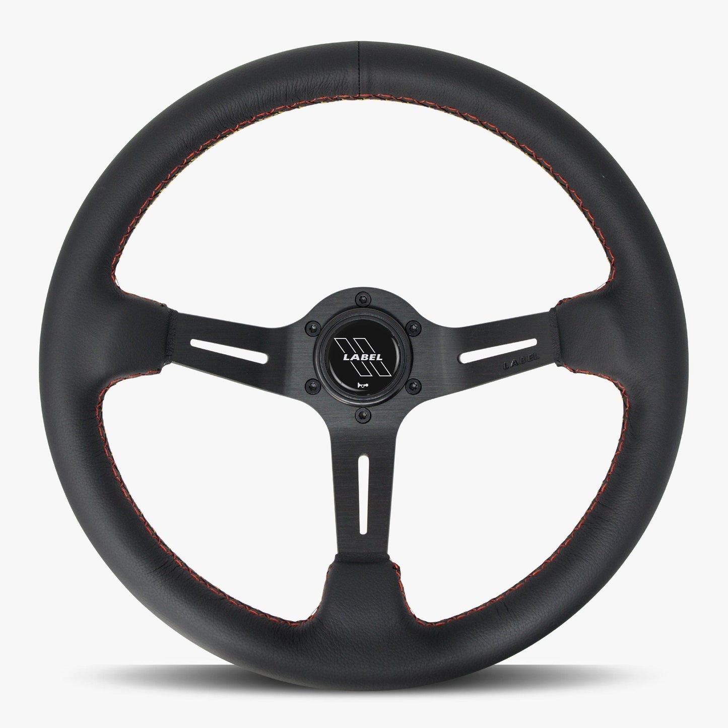 Le Mans Steering Wheel | Premium Black Leather & Anodized Spokes - Korvel
