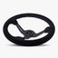 Le Mans Steering Wheel | Black Alcantara | Anodized Spokes | Premium Stitching - Korvel