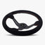 Le Mans Steering Wheel | Black Alcantara | Euro Stitch Design - Korvel