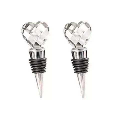 Juego de dos elegantes tapones para vino Hearty Wines
