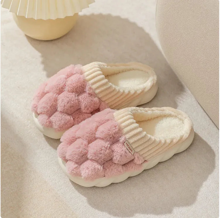 Zapatillas de Invierno de Algodón Acogedor para Mujeres