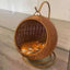Berceau de Matelas en Rattan Confortable pour Chat