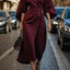 Elegant Batwing Sleeve Dress for Women