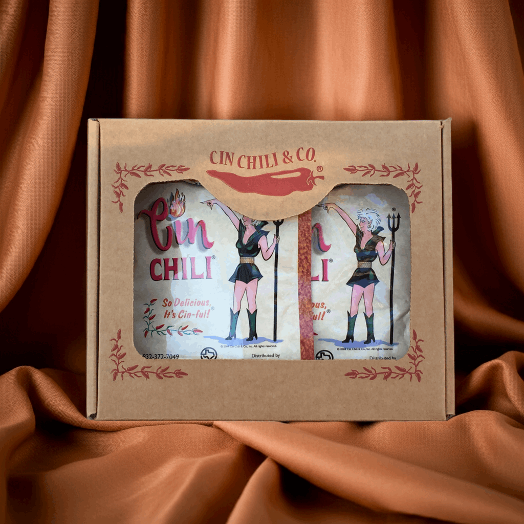 Cin Chili International Championship Chili Mix – 6 Pack Gift Box - Korvel