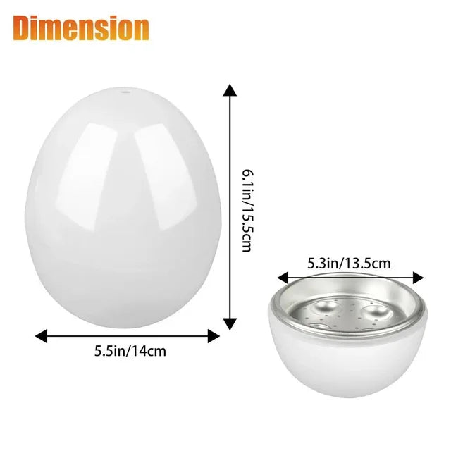 Cocinero de Huevos al Vapor para Microondas para Desayunos Perfectos