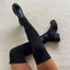Bottes en Tricot Élastique Hautes