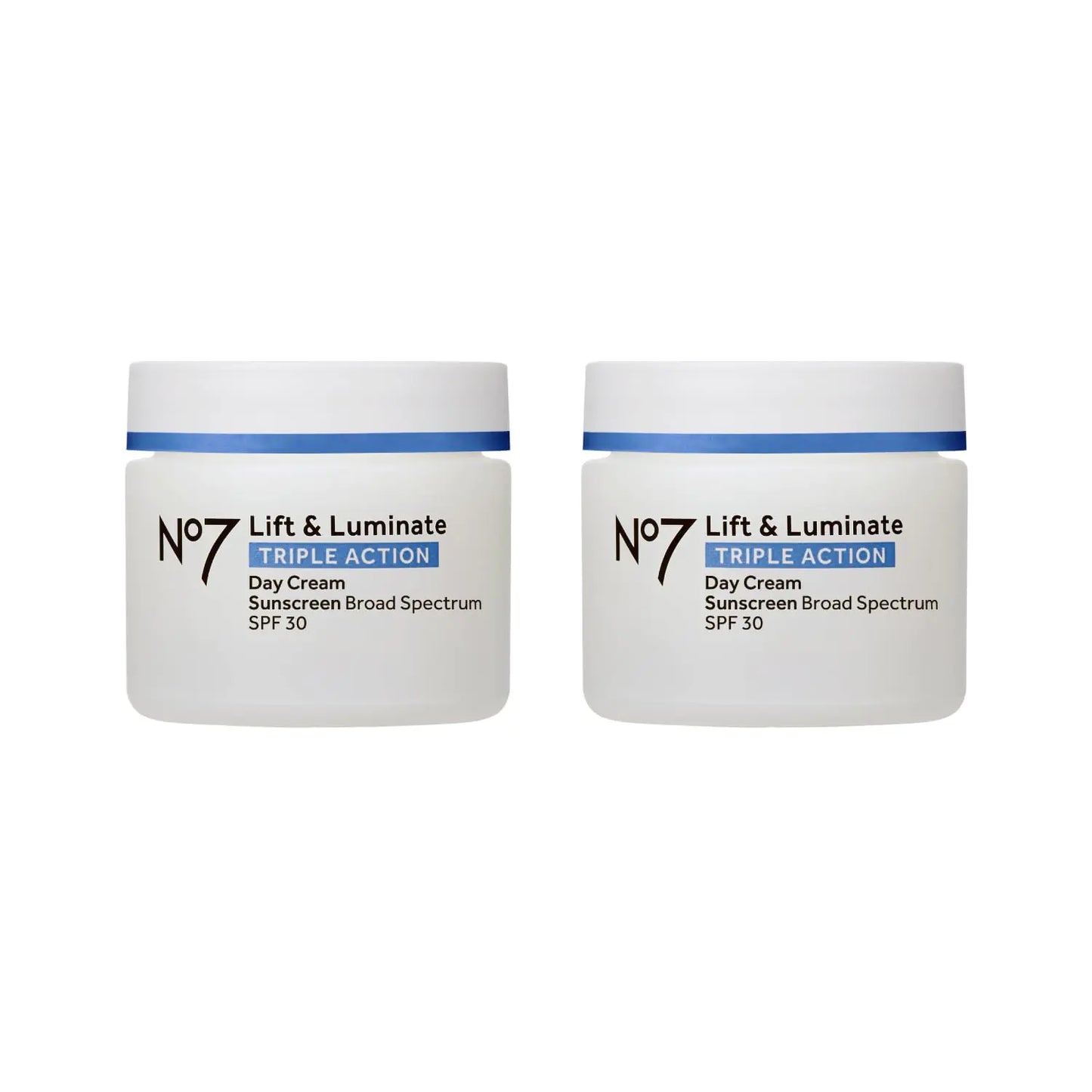 No7 Lift & Luminate Day Cream SPF 30 - 2 Pack