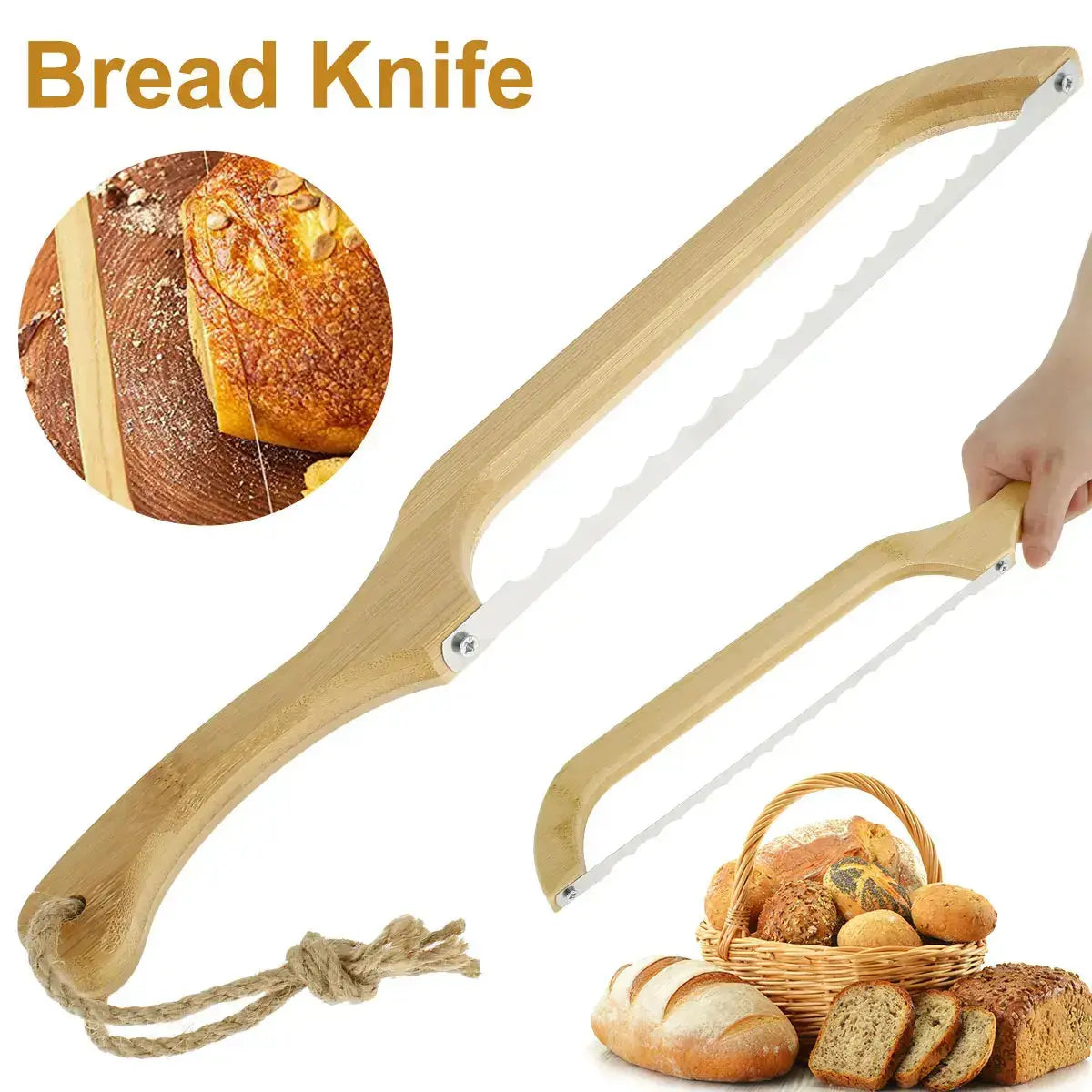 Couteau à pain ergonomique premium