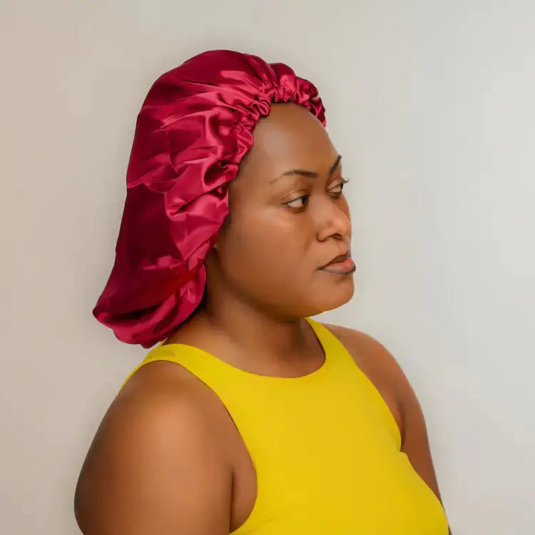 Silk Satin Sleep Cap for Hair Protection