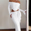 Elegant Long Sleeve Skirt Set for Stylish Occasions