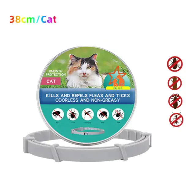 Collar Antipulgas Premium para Mascotas con Protección Duradera