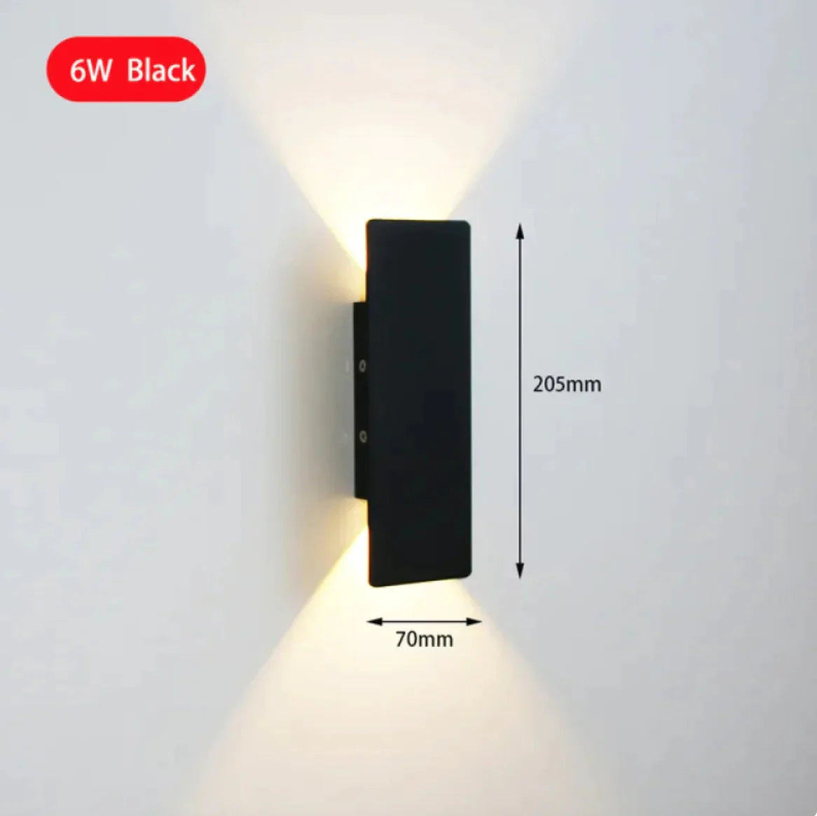 Modern 6W LED Indoor Wall Lamp for Bedroom & Living Room