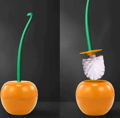 Juego de cepillo de inodoro Cherry - Herramienta de limpieza elegante y funcional