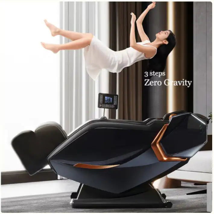 Chaise de massage Shiatsu zéro gravité pleine grandeur premium