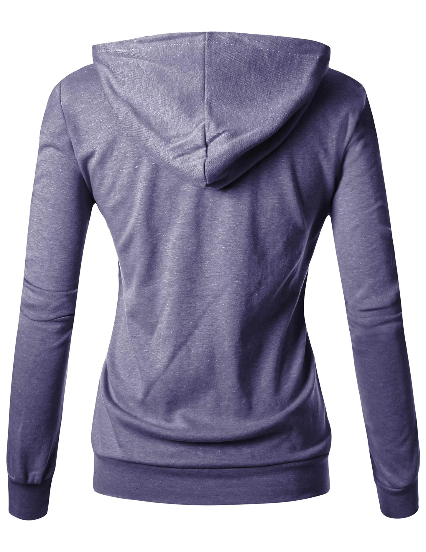 Sudadera con cremallera ligera GIVON para mujeres - Lavanda