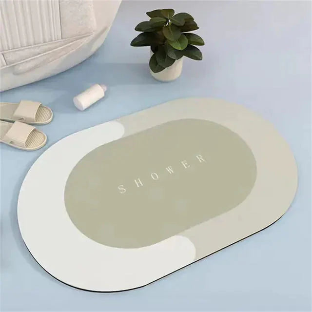 Quick Drying Bathroom Mat - Stylish & Absorbent