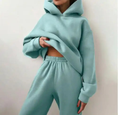 Conjunto de Sudadera con Capucha Esencial para Invierno
