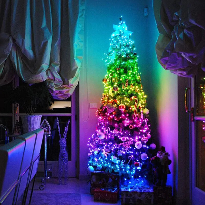 Smart LED Christmas Tree String Lights