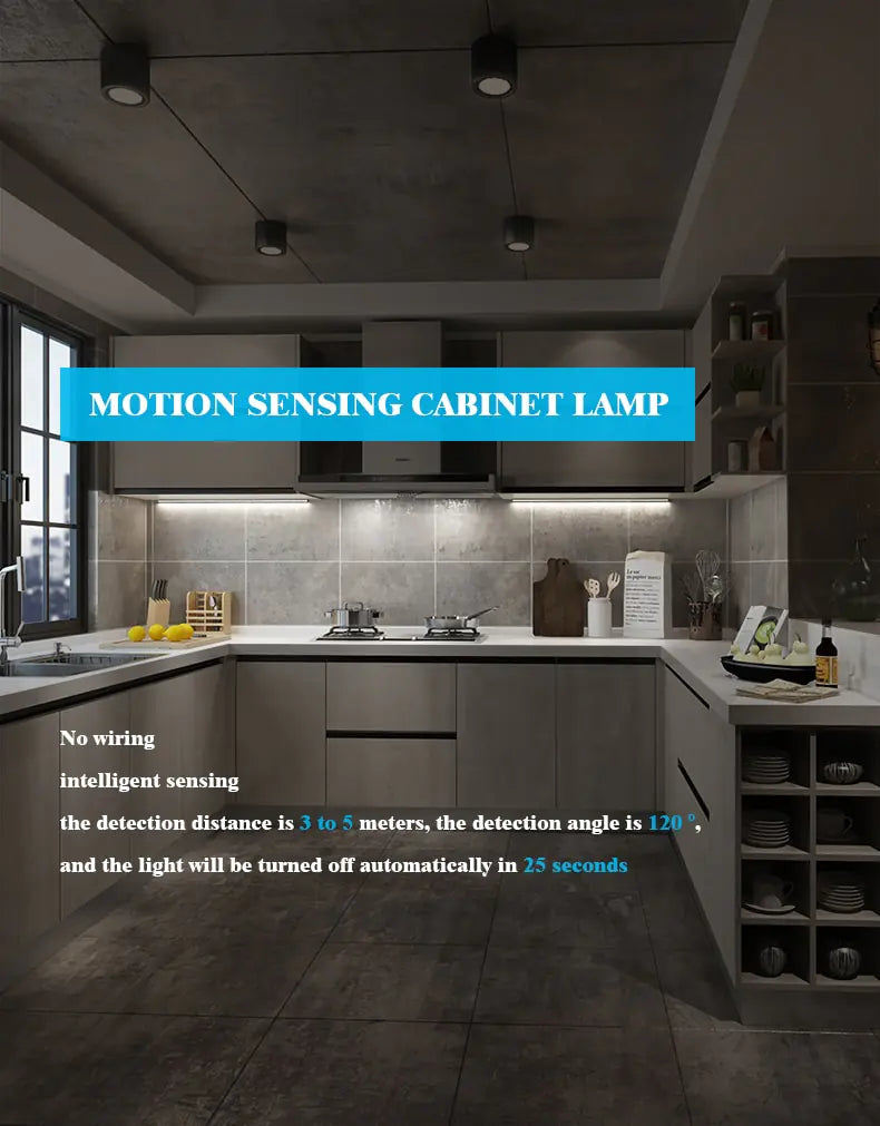 Motion Sensor Cabinet Lighting Kit