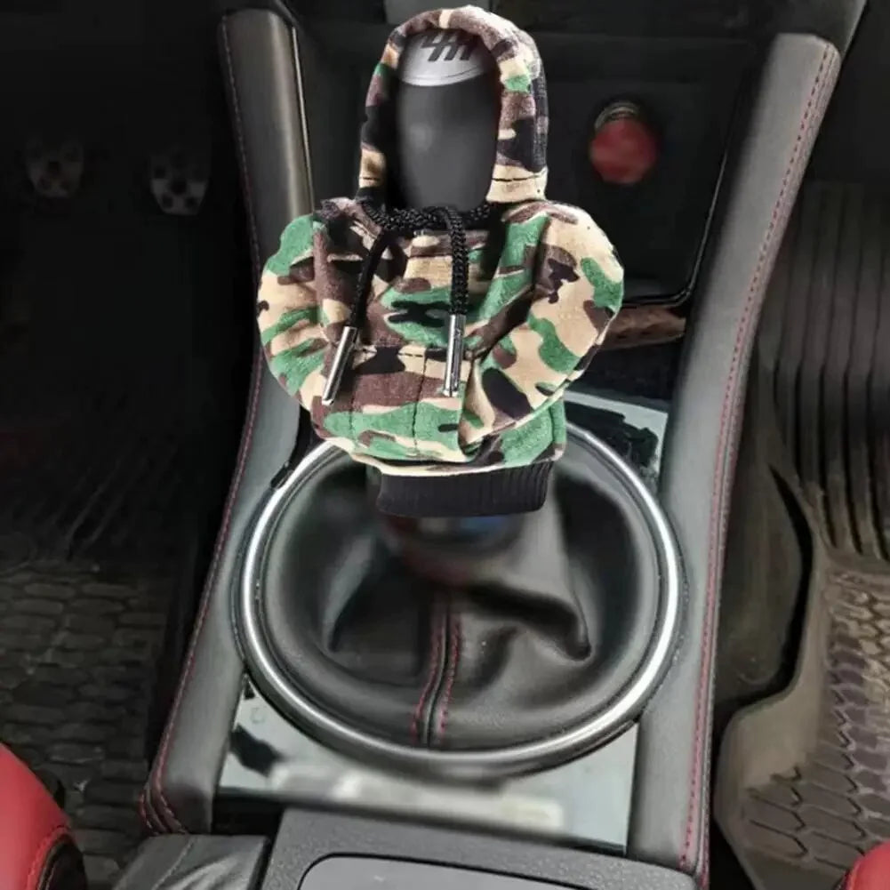 Housse de levier de vitesses Mini Hoodie pour l'intérieur de la voiture