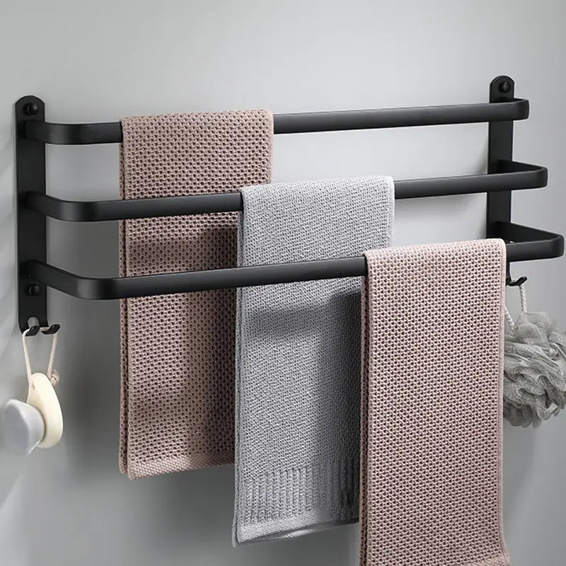Soporte de Toallas Autoadhesivo - Organizador de Baño Premium