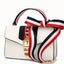 Elegant Small Square Crossbody Bag with Ribbon Detail