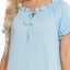 Lace Detail Short Sleeve Lounge Dress - Korvel