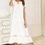 Lace Detail Short Sleeve Lounge Dress - Korvel