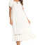 Lace Detail Short Sleeve Lounge Dress - Korvel
